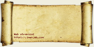 Joakim Vrbničanin vizit kartica